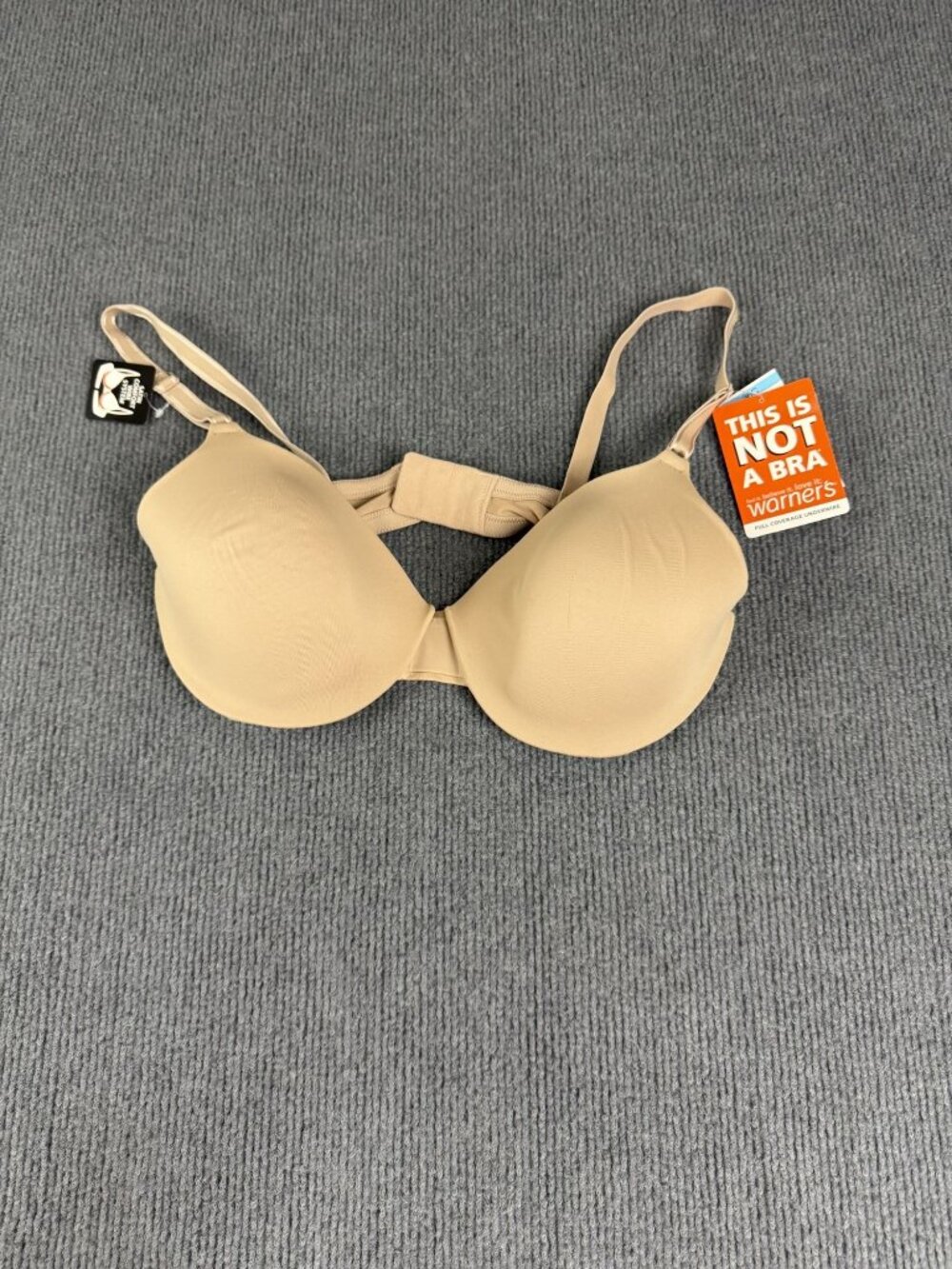 Warners Womens Full Coverage Underwire Bra 36C Nude NWT